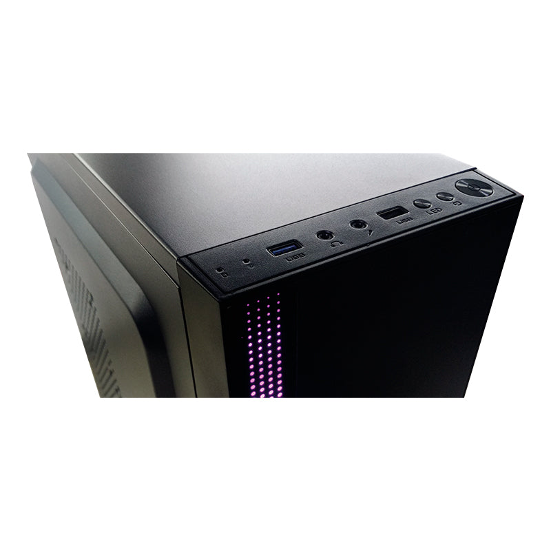 Case Teros TE1075N, Mid Tower, ATX, 250W, USB 3.0 / 2.0, Audio, Negro. - SMART BUSINESS