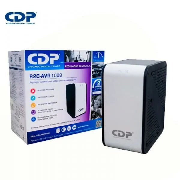 REGULADOR DE VOLTAJE CDP R2C-AVR1008I, 1000VA/500W, 170-270 VAC. - SMART BUSINESS