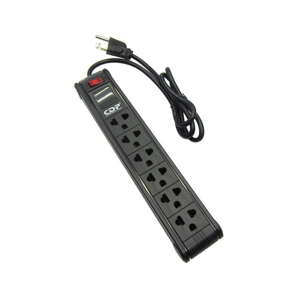 Supresor de picos cdp r ps6, 220v, 15amps, 6 salidas nema5-15r. - SMART BUSINESS