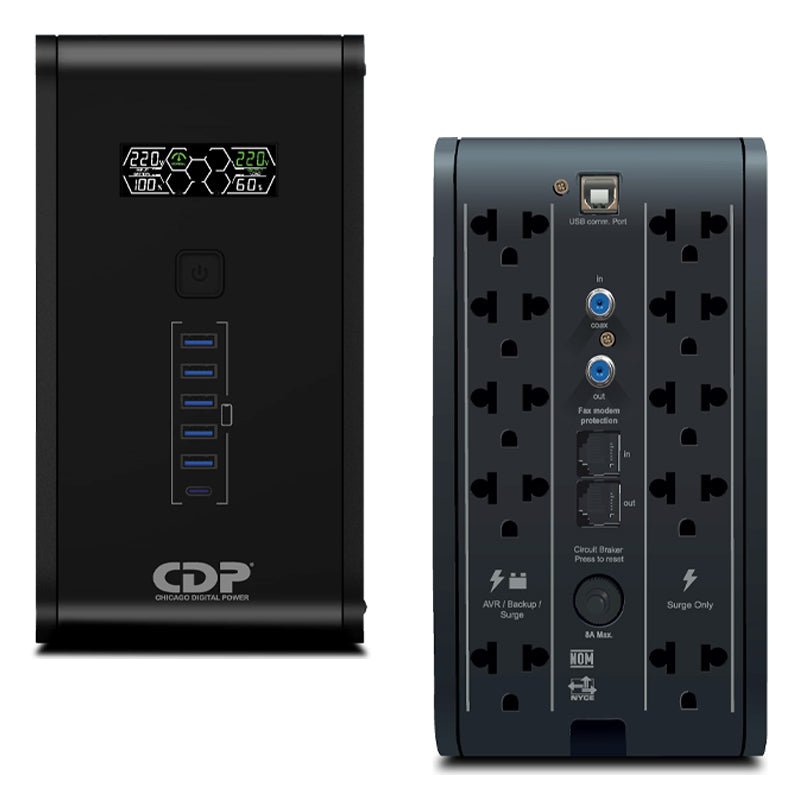 UPS CDP R - SMART751I 750VA/375W AUTONOMIA 20MIN (R - SMART751I) de CDP | first_variant_option_1 — Envío inmediato
