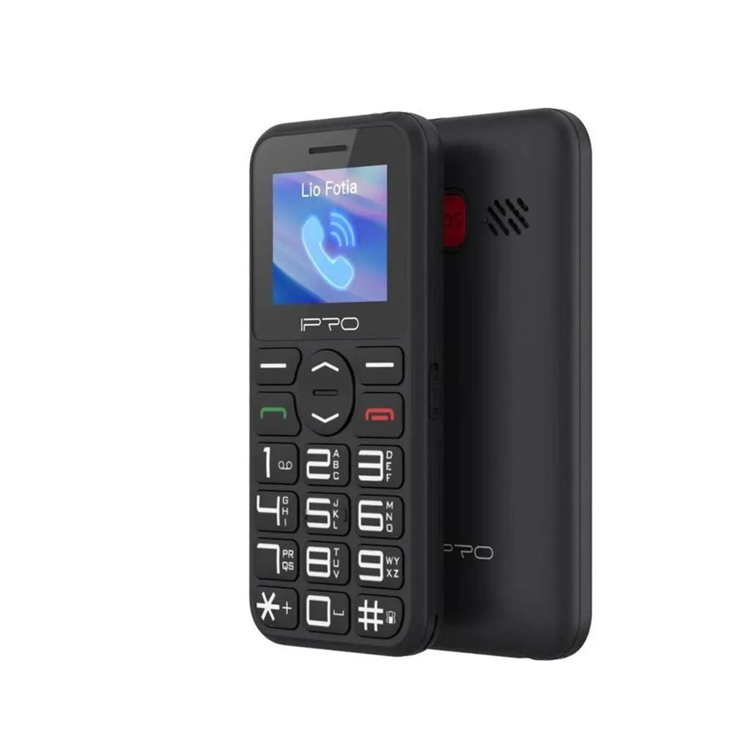 CELULAR IPRO F183 2G DUAL SIM BLACK RED PANTALLA 1.8" TECLADO FÍSICO BATERÍA DURADERA F183 - SMART BUSINESS