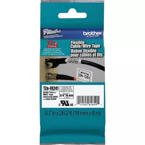 CINTA BROTHER TZEFX241, TZ, 18MM X 8M TZEFX241 - SMART BUSINESS