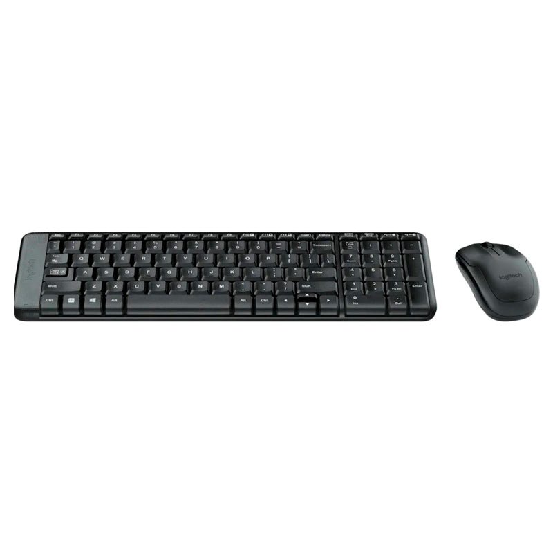 COMBO 2 EN UNO LOGITECH INALAMBRICO MK220, TECLADO CONCAVAS, RESISTENTE, MOUSE 3 BOTONES SENSOR HASTA1000 DPI (920 - 004430) 920-004430 - SMART BUSINESS