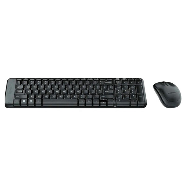 COMBO 2 EN UNO LOGITECH INALAMBRICO MK220, TECLADO CONCAVAS, RESISTENTE, MOUSE 3 BOTONES SENSOR HASTA1000 DPI (920 - 004430) 920-004430 - SMART BUSINESS
