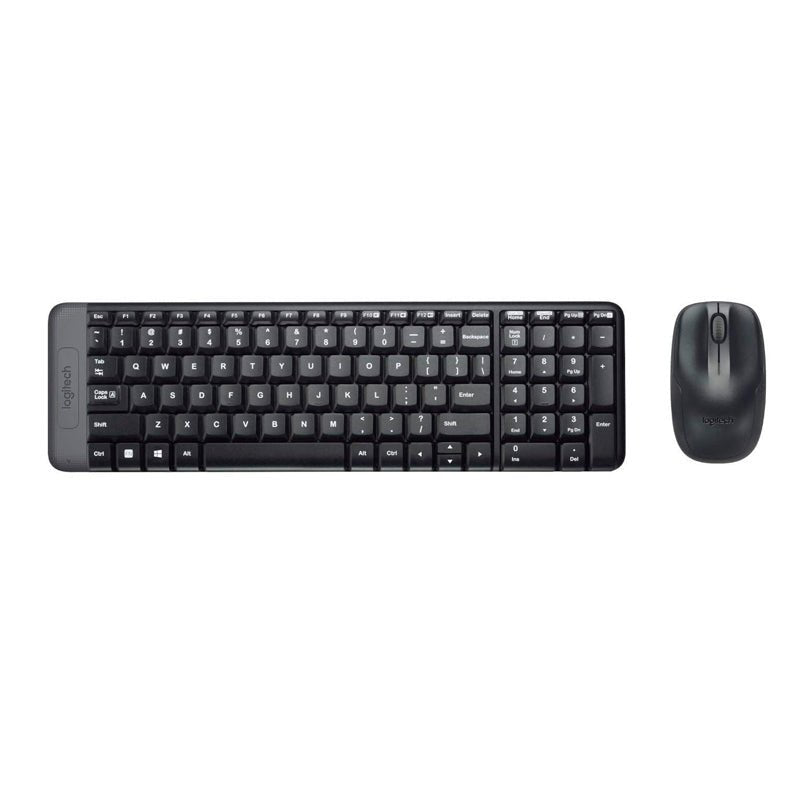 COMBO 2 EN UNO LOGITECH INALAMBRICO MK220, TECLADO CONCAVAS, RESISTENTE, MOUSE 3 BOTONES SENSOR HASTA1000 DPI (920 - 004430) 920-004430 - SMART BUSINESS
