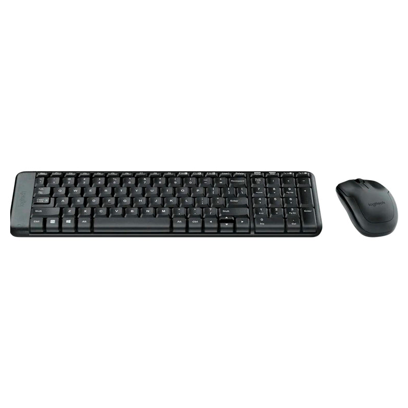 COMBO 2 EN UNO LOGITECH INALAMBRICO MK220, TECLADO CONCAVAS, RESISTENTE, MOUSE 3 BOTONES SENSOR HASTA1000 DPI (920-004430) - SMART BUSINESS