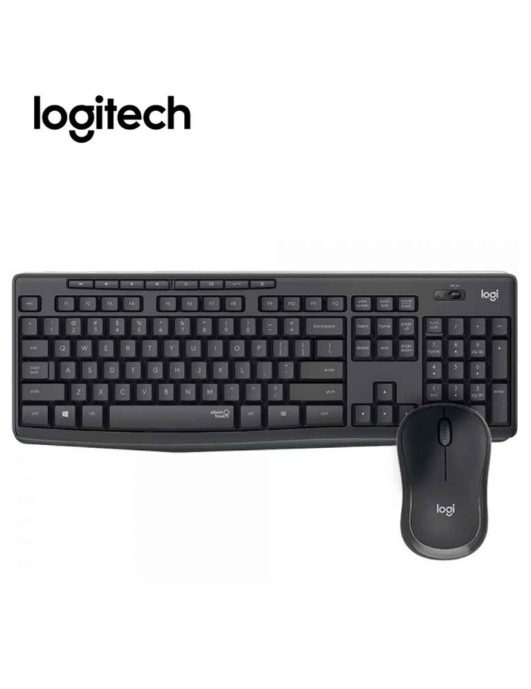 COMBO 2 EN UNO LOGITECH INALAMBRICO MK295 SILENT, TECLADO CON TECNOLOGIA SILENTTOUCH, MOUSE 3 BOTONES SENSOR HASTA 1000 DPI, COLOR NEGRO (920 - 009792) 920-009792 - SMART BUSINESS