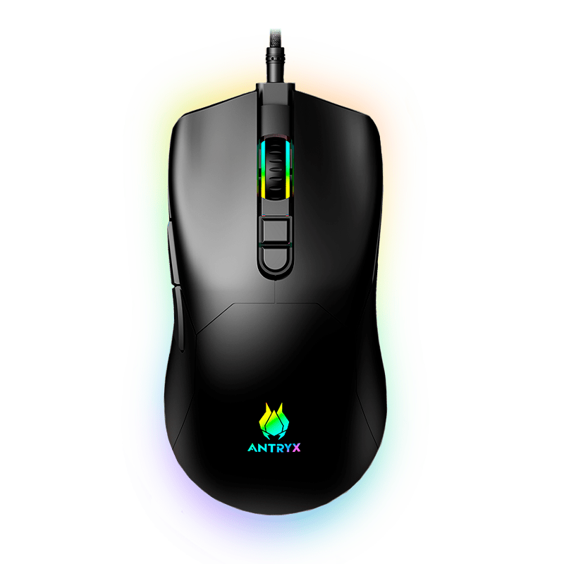 COMBO 3 EN UNO ANTRYX GC - 3100 X3 BLACK, TECLADO CON ILUMINACION LED, MOUSE ILUMINACION LED, AURICULAR CON ILUMINACION LED (AGC - 3100X3KBL - SP) AGC-3100X3KBL-SP - SMART BUSINESS