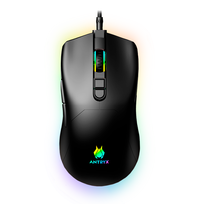 COMBO 3 EN UNO ANTRYX GC-3100 X3 BLACK, TECLADO CON ILUMINACION LED, MOUSE ILUMINACION LED, AURICULAR CON ILUMINACION LED (AGC-3100X3KBL-SP) - SMART BUSINESS