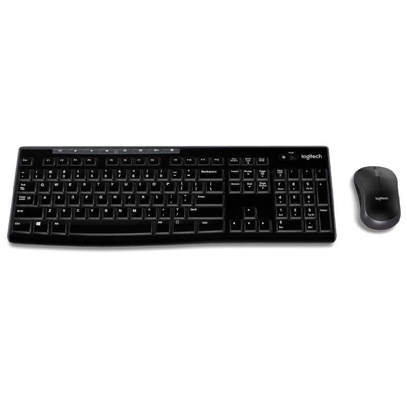 COMBO TECLADO Y MOUSE INALAMBRICO LOGITECH MK270, TECLADO RESISTENTE A SALPICADURAS, MOUSE 1000 DPI, 3 BOTONES (920 - 004432) 920-004432 - SMART BUSINESS