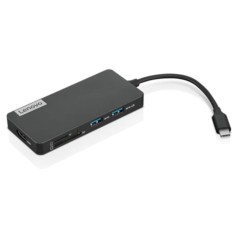 Concentrador De Puertos (Hub) Lenovo Usb-C, 7-In-1, Color Iron Grey (Gris Hierro) - SMART BUSINESS