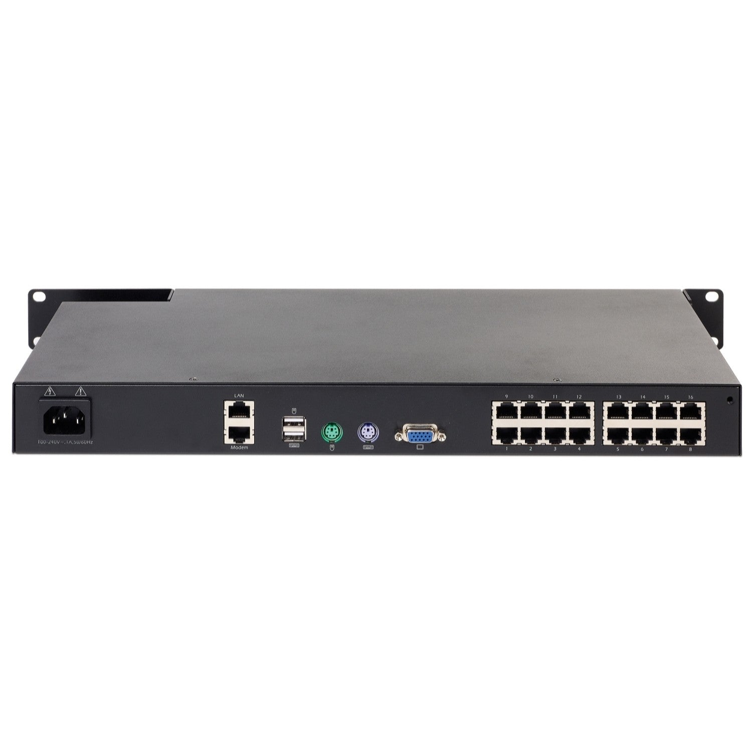 Switch KVM APC KVM1116R  16 Puertos  VGA/PS/2  Gestión IP Remota  Virtual Media  Montaje en Rack 1U  Alta Seguridad FIPS 140-2