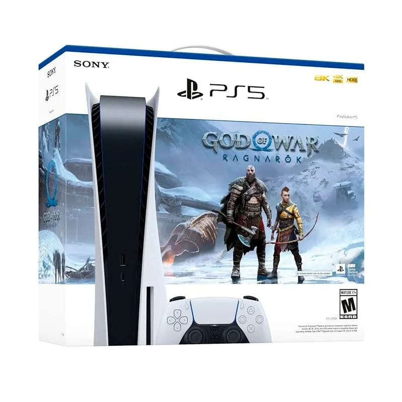 Consola Sony Playstation Ps5 - God Of War Ragnarok Bundle - Color Blanco - SMART BUSINESS