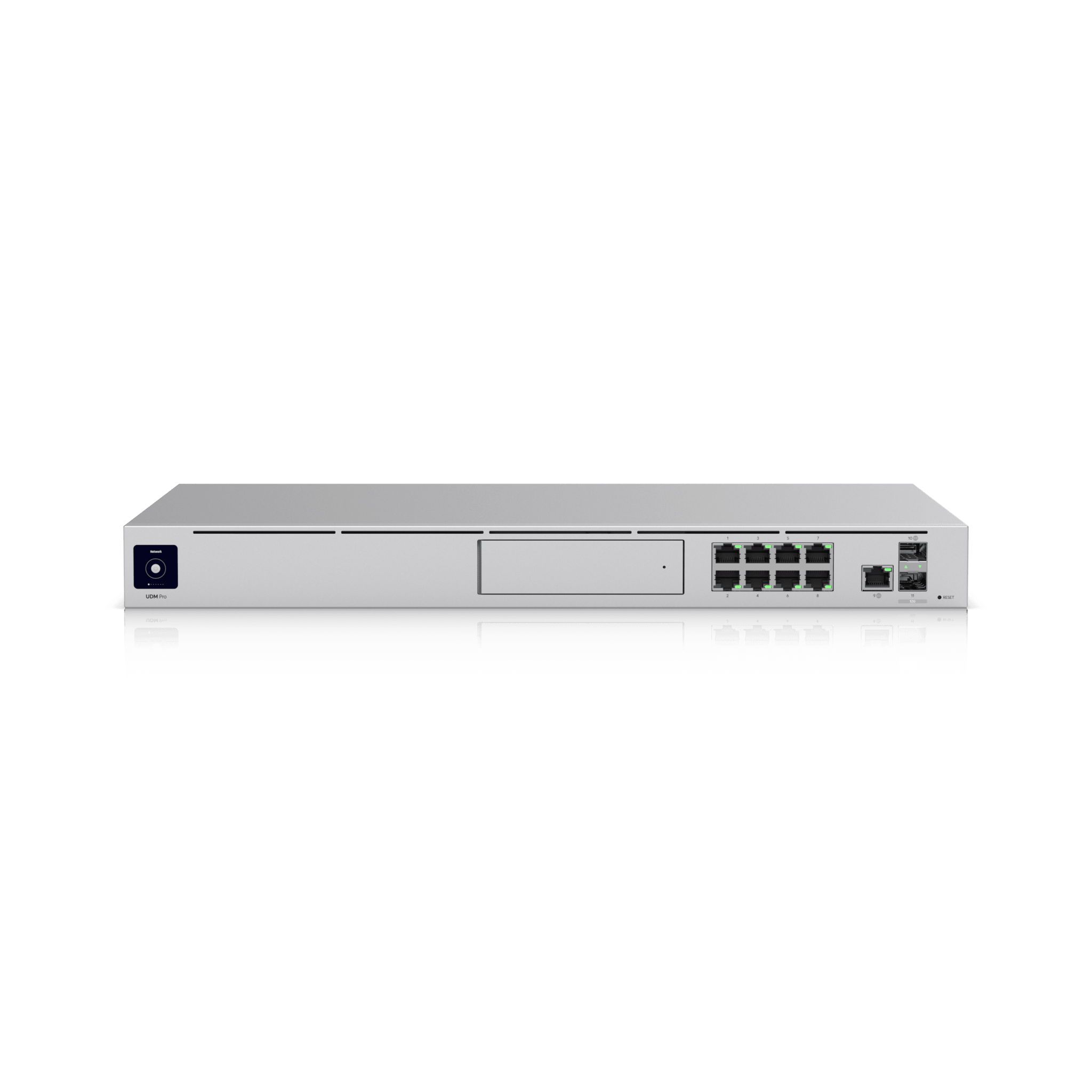 Consola Ubiquiti UniFi Dream Machine Pro UDM - Pro Router + Gateway de Seguridad 8 Puertos LAN Gigabit 1 WAN RJ45 + 1 WAN 10G SFP+ CPU Quad - Core 1.7GHz UniFi OS Montaje en Rack 1U UDM-Pro - SMART BUSINESS
