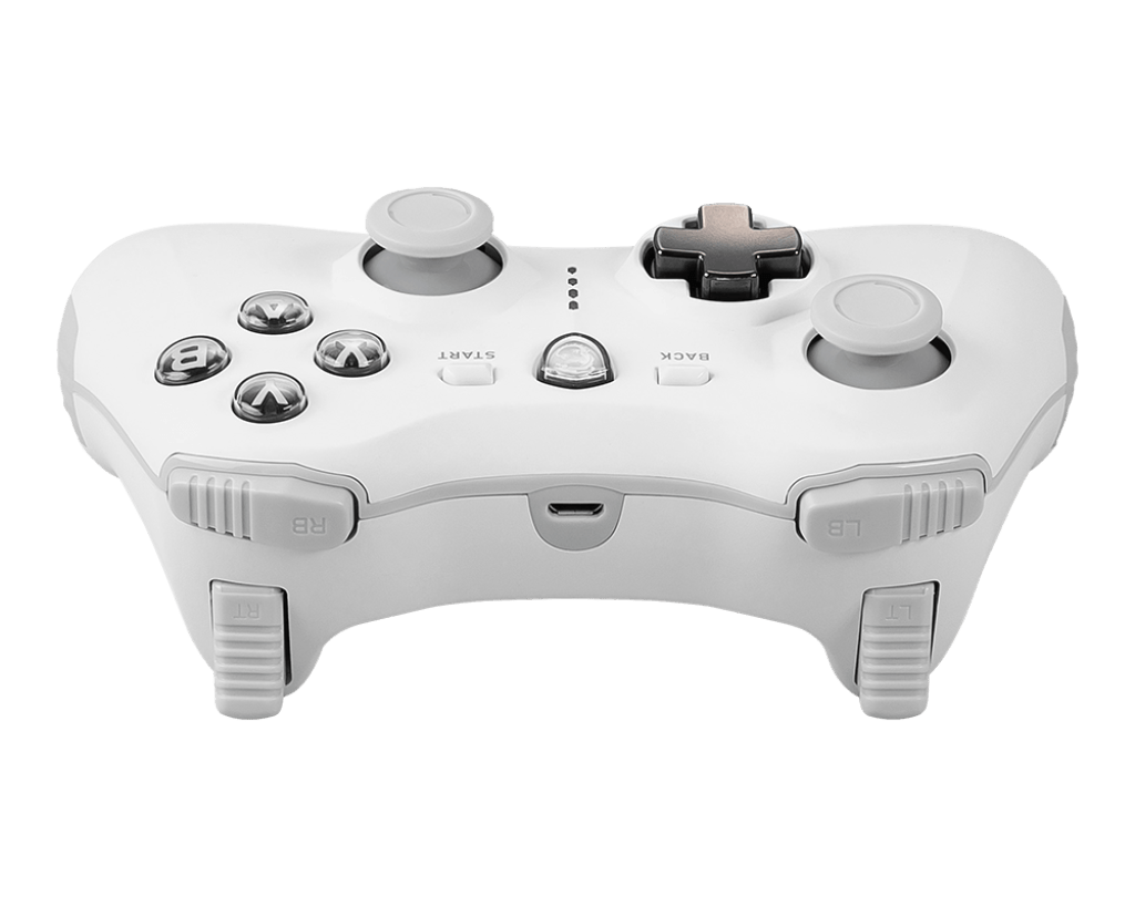 CONTROL GAMING MSI FORCE GC30 V2 WHITE • INALÁMBRICO Y ALÁMBRICO • COMPATIBLE CON PC Y ANDROID • DISEÑO ERGONÓMICO EN COLOR BLANCO CON VIBRACIÓN DUAL FORCE-GC30-V2-WHITE - SMART BUSINESS