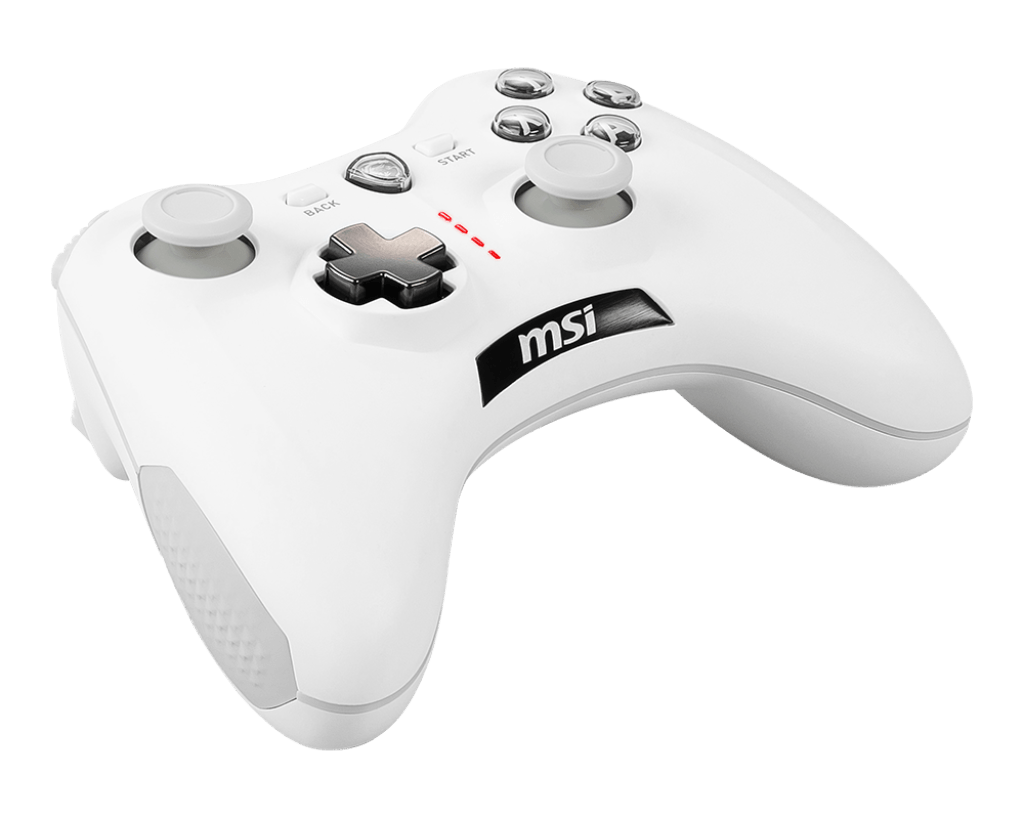 CONTROL GAMING MSI FORCE GC30 V2 WHITE • INALÁMBRICO Y ALÁMBRICO • COMPATIBLE CON PC Y ANDROID • DISEÑO ERGONÓMICO EN COLOR BLANCO CON VIBRACIÓN DUAL FORCE-GC30-V2-WHITE - SMART BUSINESS