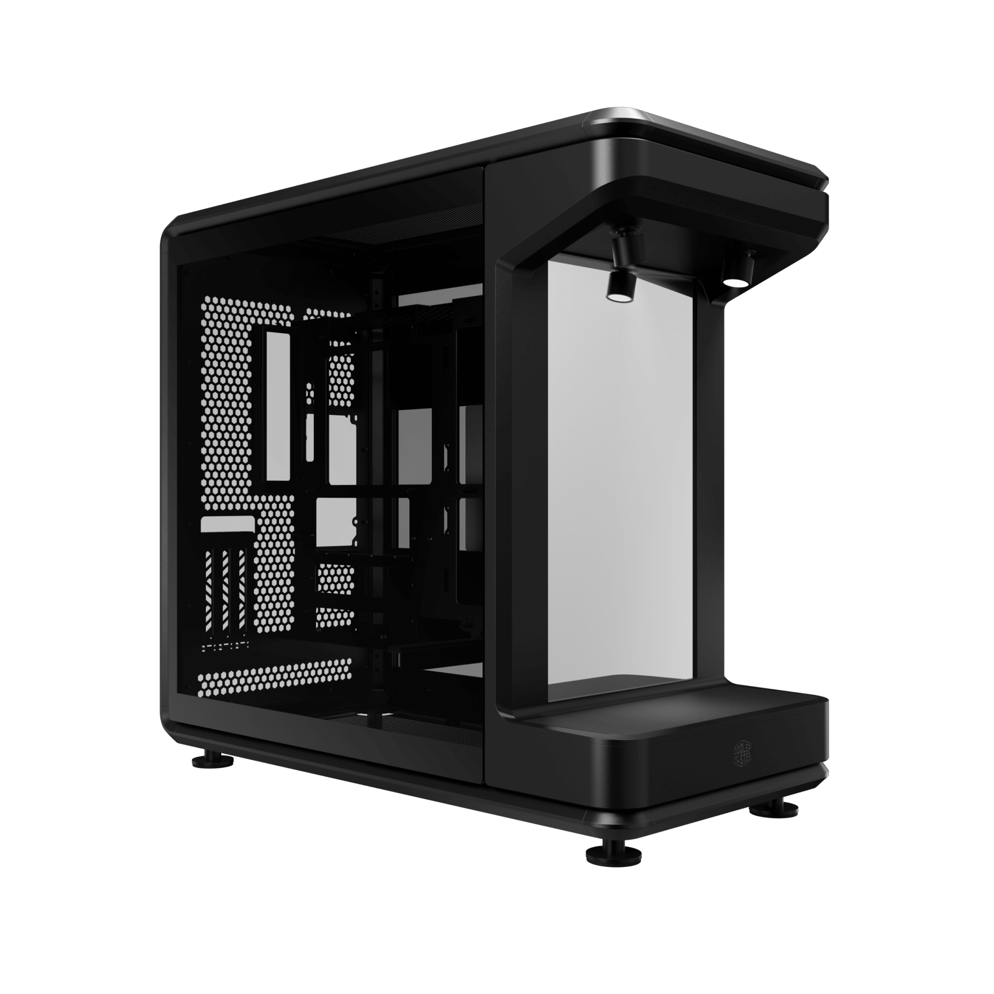 Case Cooler Master MasterFrame 360 Stage LCD ATX con Pantalla 15.6 pulgadas - Negro vista principal
