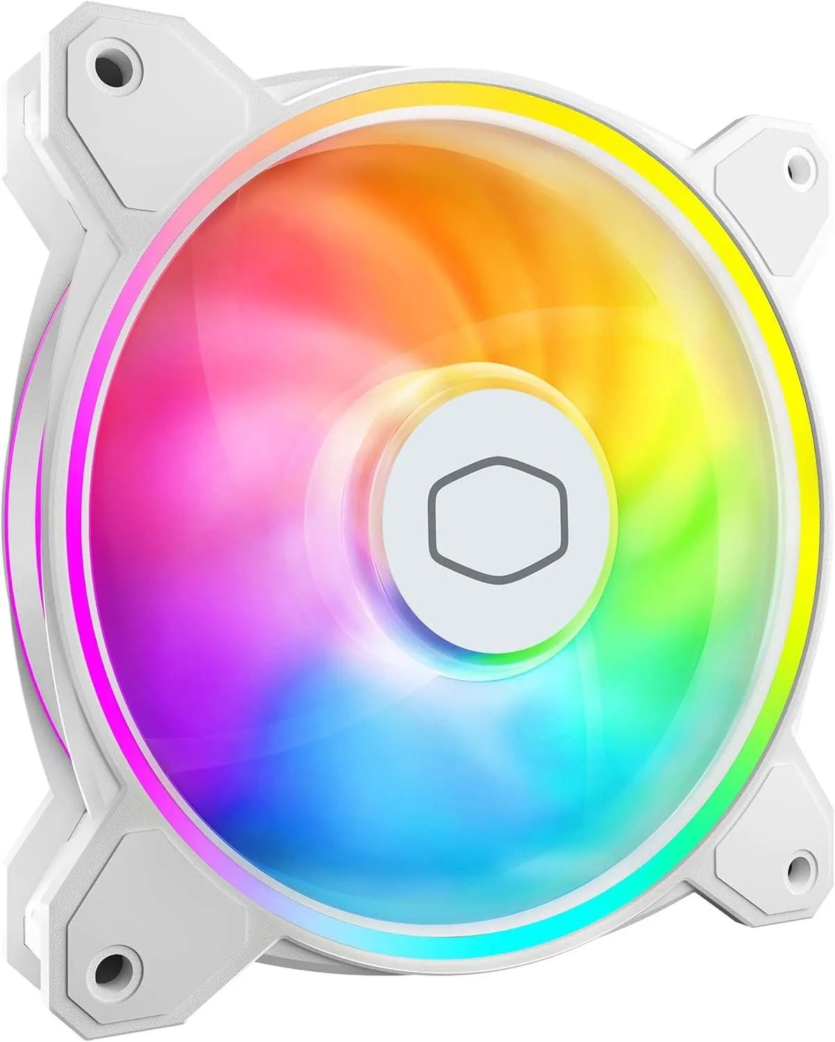 Cooler Para Case Cooler Master Mf120 Halo 2 White Masterfan ( Mfl-B2Dw-21Np2-R2 ) Led-Argb - SMART BUSINESS