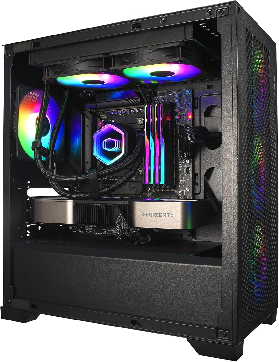 Cooler Master MasterLiquid 360 Core II ARGB – AIO 360 mm con RGB, bomba Dual Chamber, CryoFuze, compatible Intel/AMD, instalación rápida MLW-D36M-A18PA-R1 - SMART BUSINESS