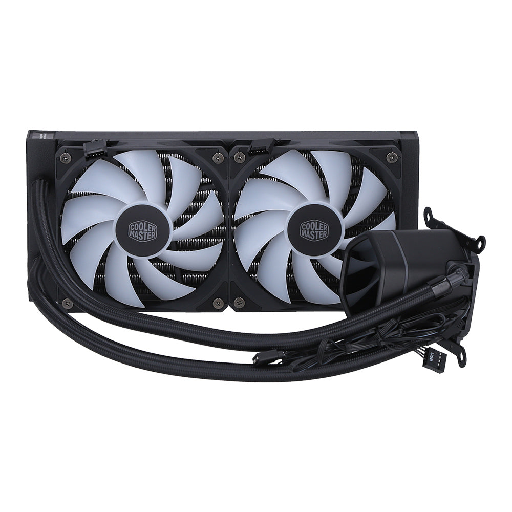 Cooler Master MasterLiquid Core Nex Digital 240 MLX-D24M-A18PA-RD vista posterior
