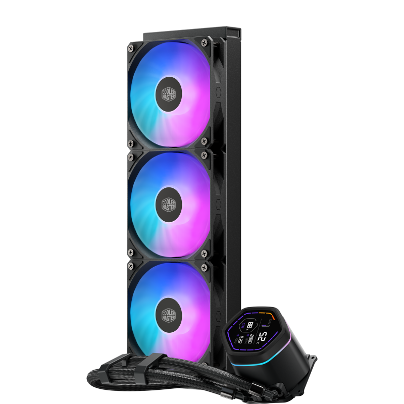 Cooler Master MasterLiquid Core Nex Digital 360 MLX-D36M-A18PA-RD vista vertical