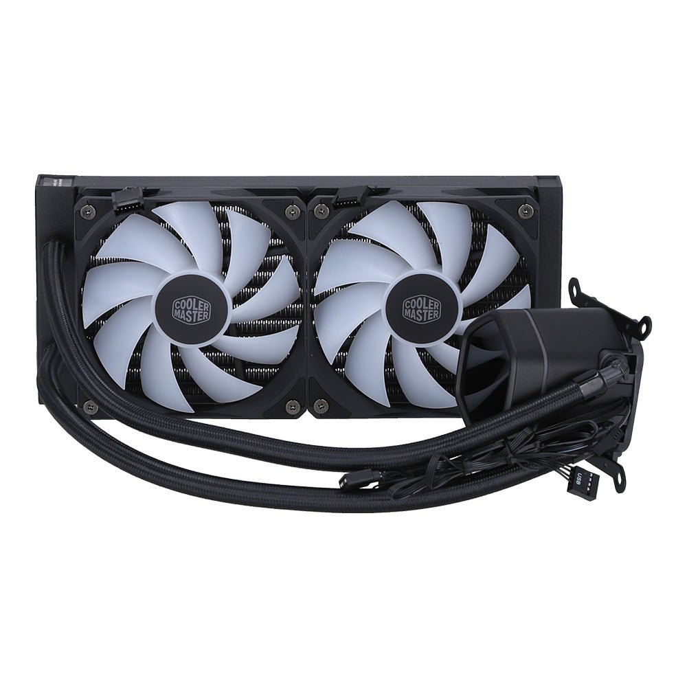 Cooler Master MasterLiquid Core Nex Digital 240 MLX-D24M-A18PA-RD vista posterior