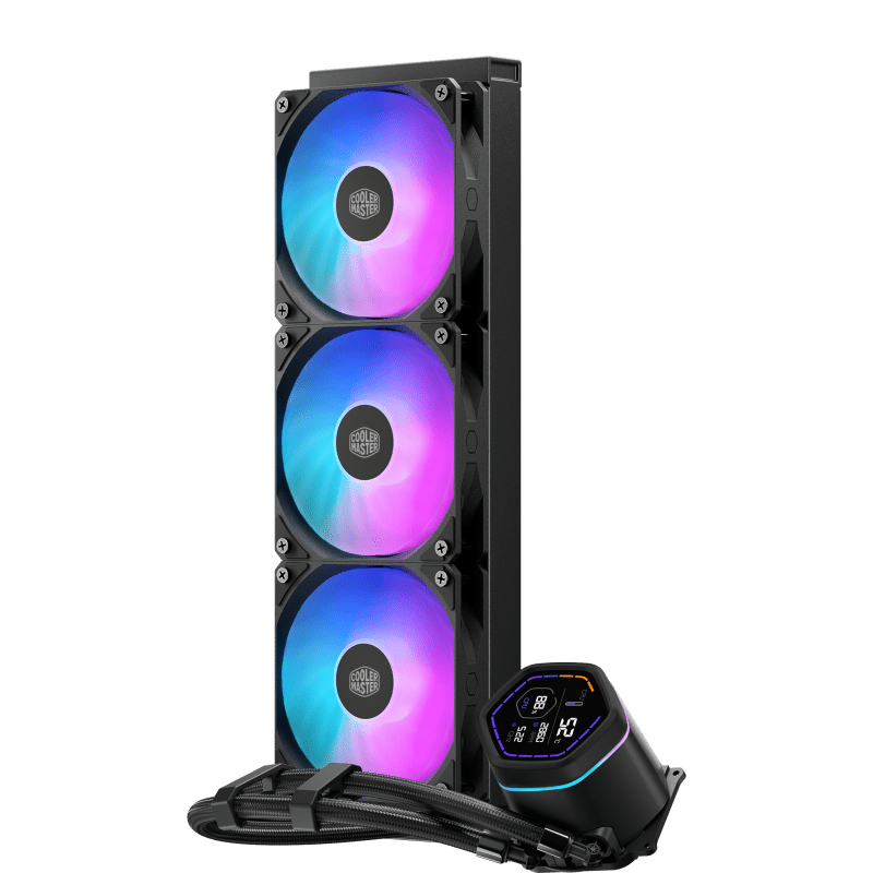 Cooler Master MasterLiquid Core Nex Digital 360 MLX-D36M-A18PA-RD vista vertical