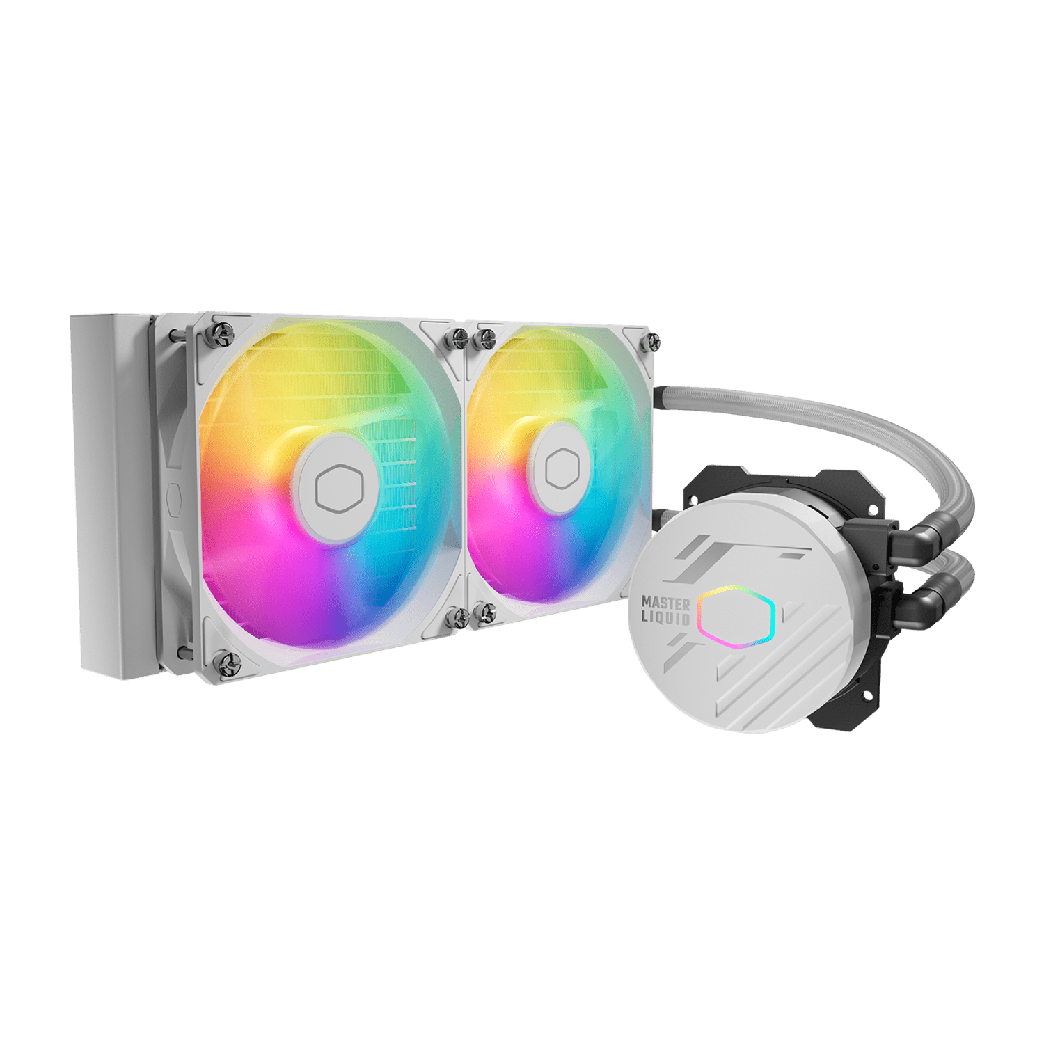 Sistema De Enfriamiento Liquido Cooler Master Masterliquid 240L Core Argb White ( Mlw-D24M-A18Pz-Rw ) - SMART BUSINESS