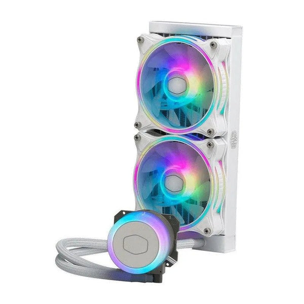 Sistema De Enfriamiento Liquido Cooler Master Masterliquid Ml240 Illusion White Edition, With Lga1700 / Am4 | Led-Rgb (Mlx-D24M-A18Pw-R1) - SMART BUSINESS