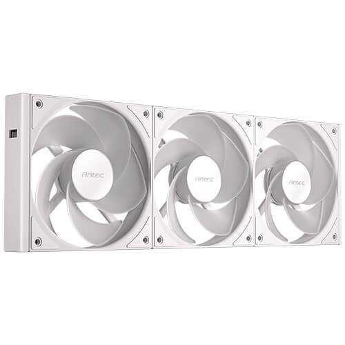 COOLER PARA CASE ANTEC CONNECT 120MM REVERSE ARGB PACK X3 BLANCO CON SISTEMA DE ENCLAVAMIENTO INTUITIVO Y ILUMINACIÓN LED - ARGB PARA PC GAMING 0-761345-40049-7 - SMART BUSINESS