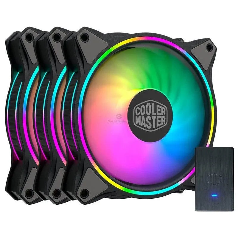 Cooler Para Case Cooler Master Masterfan Mf120 Halo Kit Por 3 En 1 (Mfl-B2Dn-183Pa-R1 ) 120Mm - SMART BUSINESS