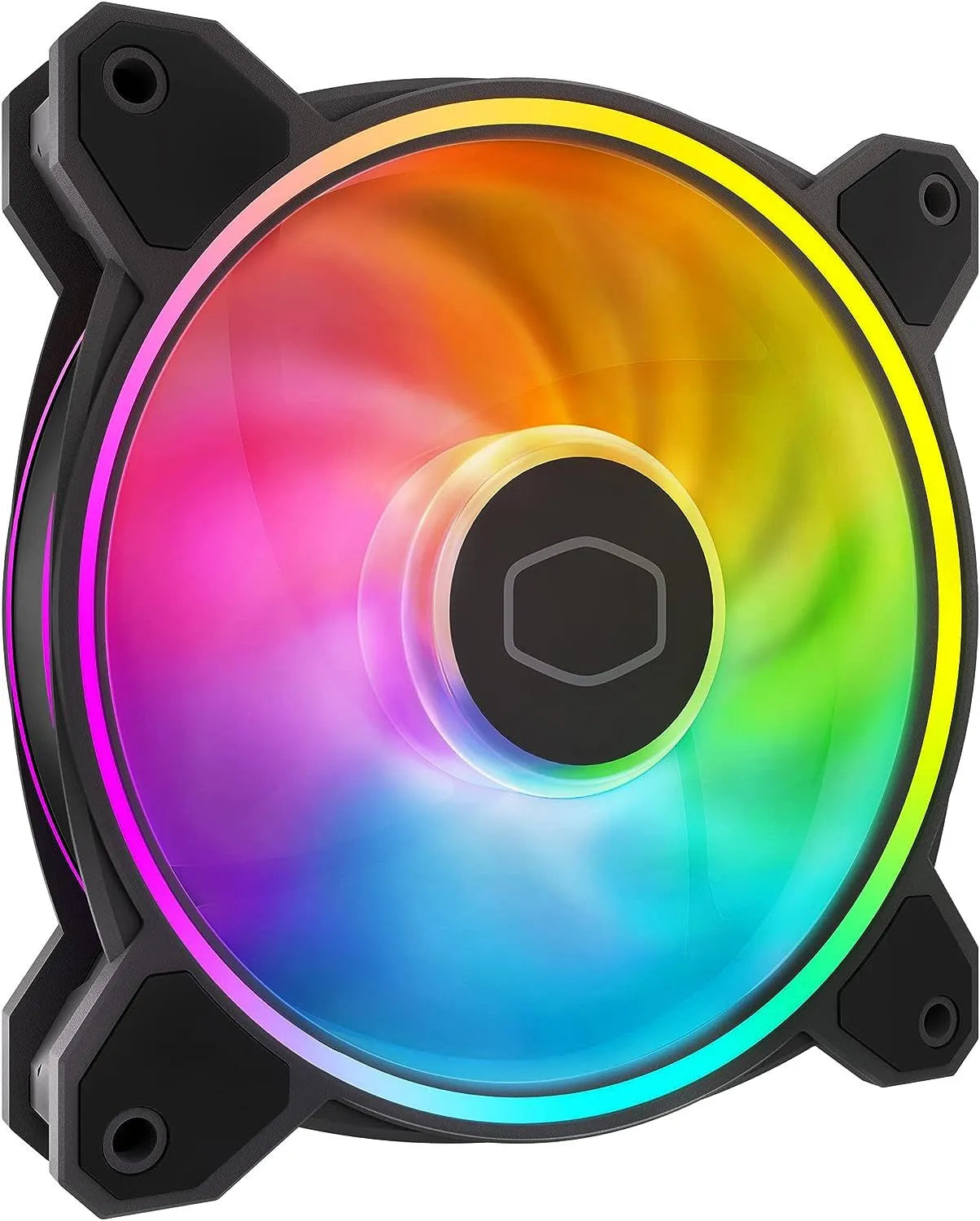 Cooler Para Case Cooler Master Masterfan Mf120 Halo2 ( Mfl-B2Dn-21Np2-R2 ) Black A-Rgb | 120X120X25Mm | 2050 Rpm - SMART BUSINESS
