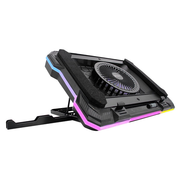 Cooler TEROS TE-133N RGB, compatible con notebooks de 14" hasta 19" - SMART BUSINESS
