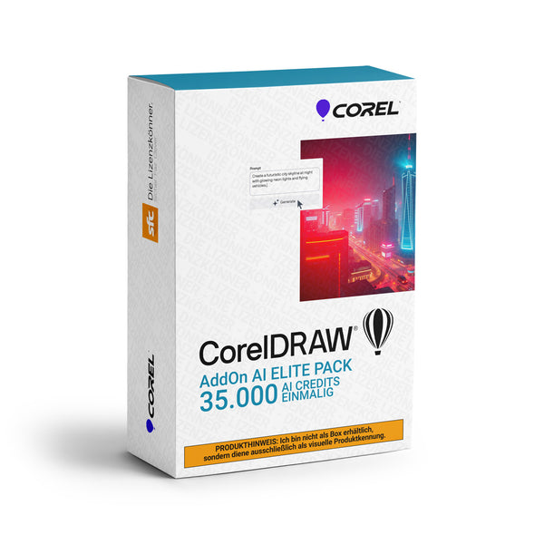 CorelDRAW AI Credits Elite Pack 35000 créditos imagen de producto