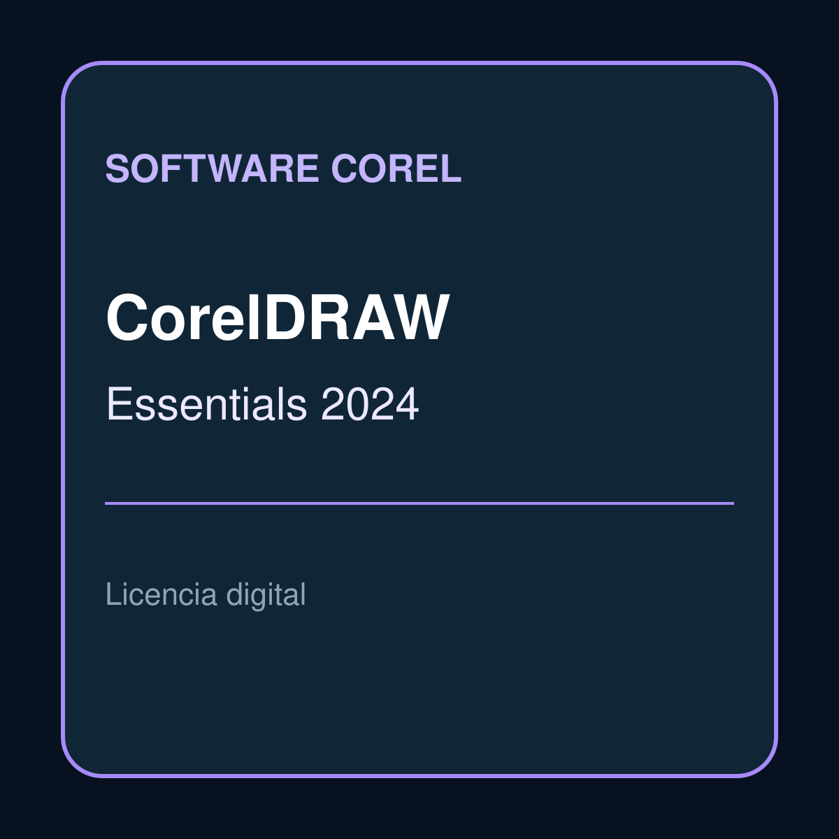 CorelDRAW Essentials licencia digital