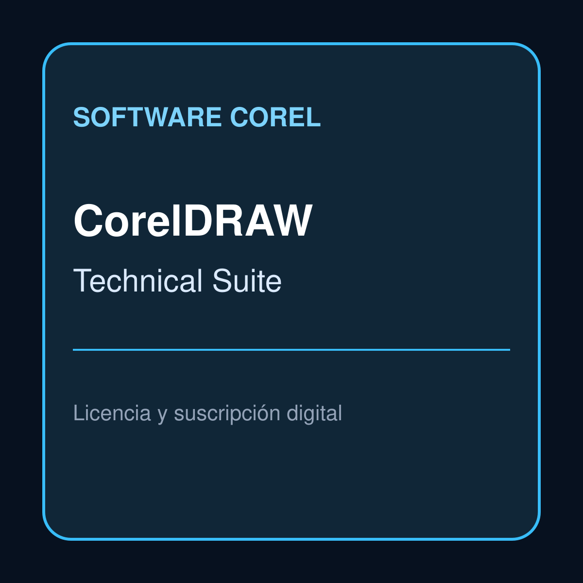 CorelDRAW Technical Suite licencia digital
