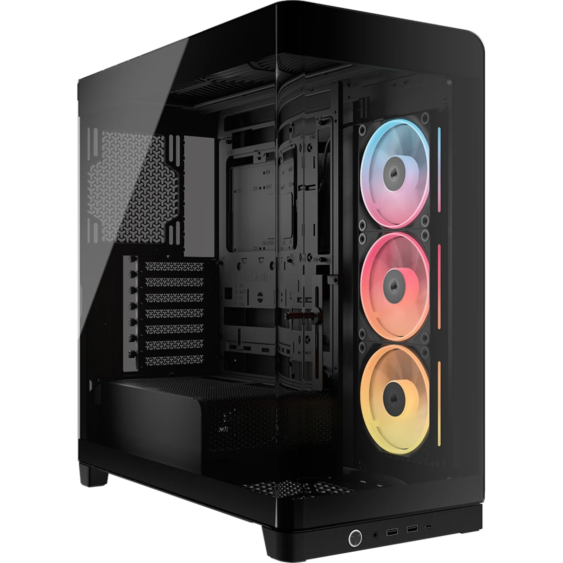 Gabinete Corsair FRAME 4500X LX-R RGB iCUE LINK Mid Tower - Vidrio Panorámico - 3 Ventiladores RGB - CC-9011316-WW vista principal