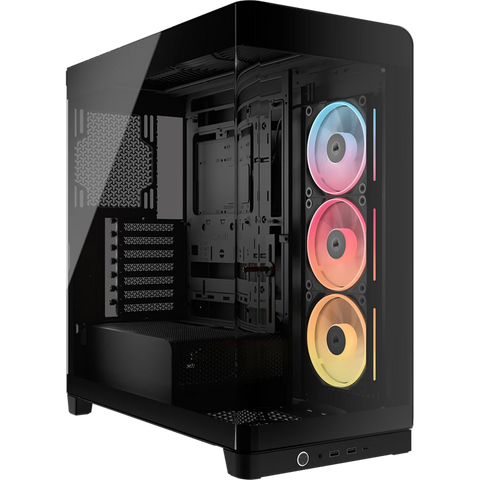 Gabinete Corsair FRAME 4500X LX-R RGB iCUE LINK Mid Tower - Vidrio Panorámico - 3 Ventiladores RGB - CC-9011316-WW vista principal