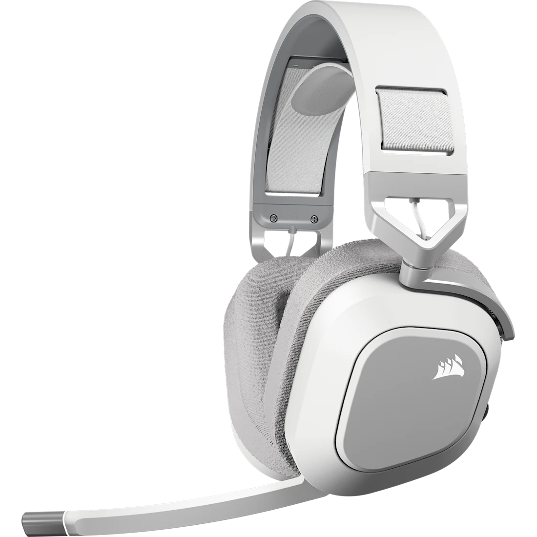 Corsair HS80 MAX Wireless White audífonos gaming, vista principal
