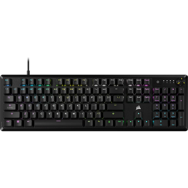 Corsair K70 CORE RGB CH-910971E-NA teclado gaming negro, vista principal
