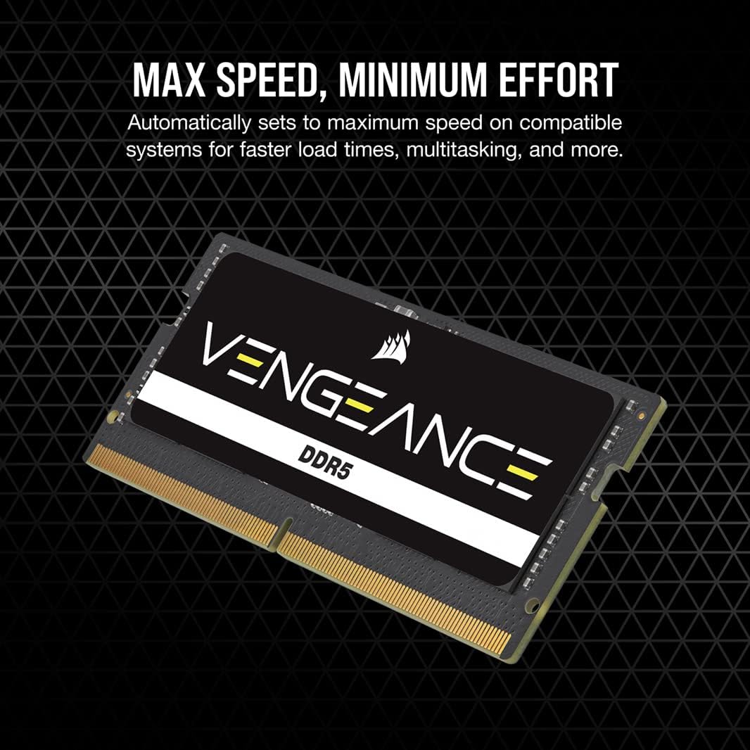 Memoria RAM Corsair Vengeance CMSX24GX5M1A5600C48 vista posterior