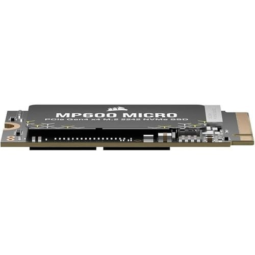 CORSAIR MP600 MICRO 1 TB (CSSD - F1000GBMP600MCR) – SSD NVME PCIE 4.0 X4 M.2 2242 COMPACTO, LECTURA HASTA 5.100 MB/S, ESCRITURA 4.300 MB/S, IDEAL PARA CONSOLAS Y ULTRACOMPACTOS CSSD-F1000GBMP600MCR - SMART BUSINESS