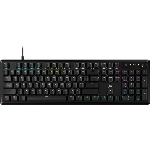 Corsair K70 CORE RGB CH-910971E-NA teclado gaming negro, vista principal