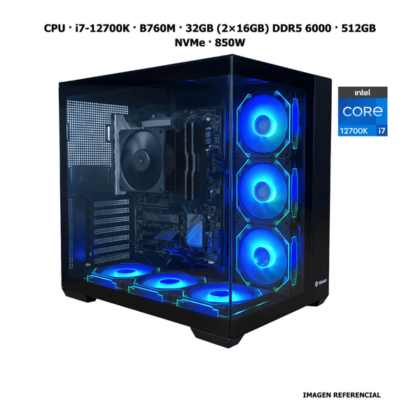 CPU · Core i7 - 12700K · B760M · 32GB (2×16GB) DDR5 6000 · 512GB NVMe · 850W PCB1433 - SMART BUSINESS