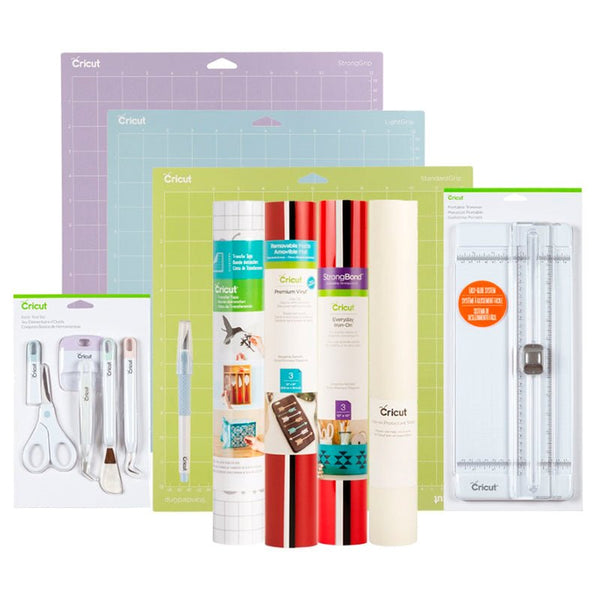 CRICUT | PAQUETE DE MATERIALES ESENCIALES 2008743 - SMART BUSINESS