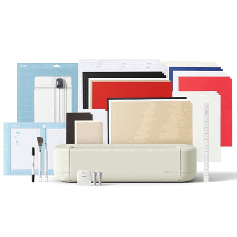 Cricut Explore 5 Essential Bundle 2012405 con máquina, herramientas y materiales