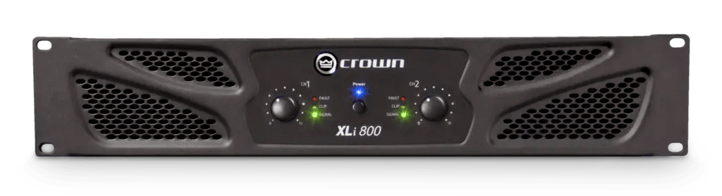 Amplificador Crown XLi 800 NXLI800-34-EU vista frontal oficial