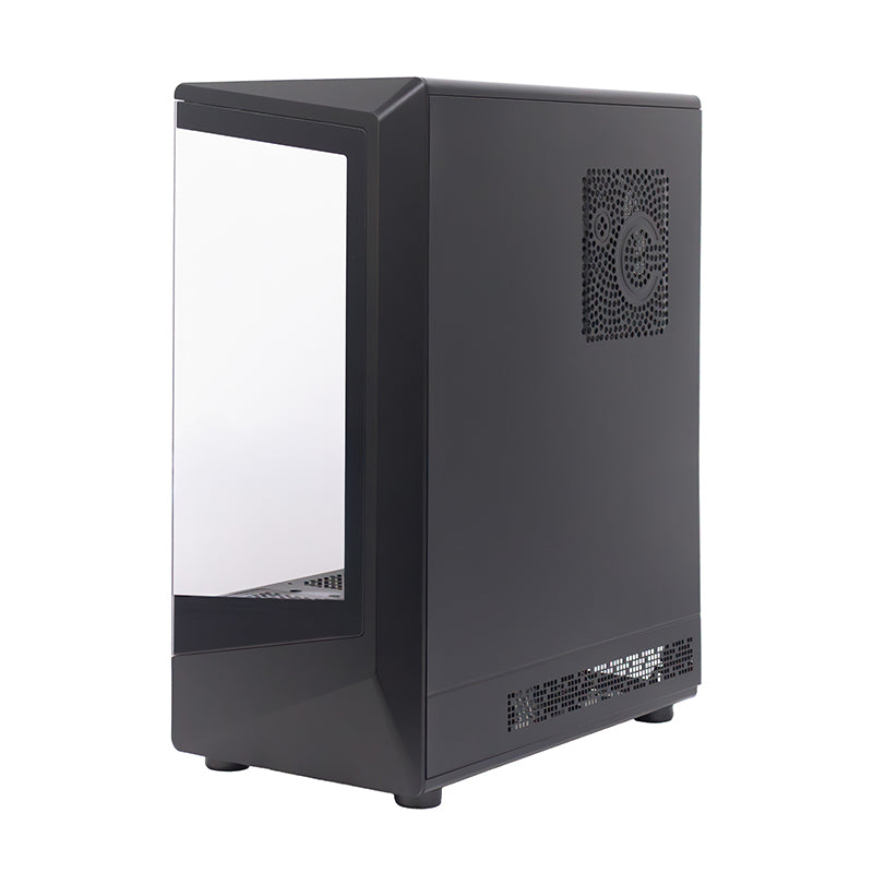 CASE GAMER TEROS TE-1321G, MID TOWER, USB 3.0 / USB 2.0, AUDIO, VENTILADOR ARGB, NEGRO