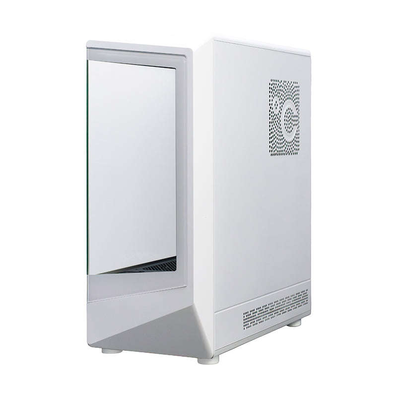 CASE GAMER TEROS TE-1322G, MID TOWER, USB 3.0 / USB 2.0, AUDIO, VENTILADOR ARGB, BLANCO