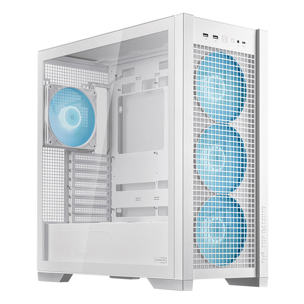 VENTILADORES ASUS TUF GAMING GT302 ARGB 120MM BLANCOS CON ILUMINACIÓN PERSONALIZABLE
